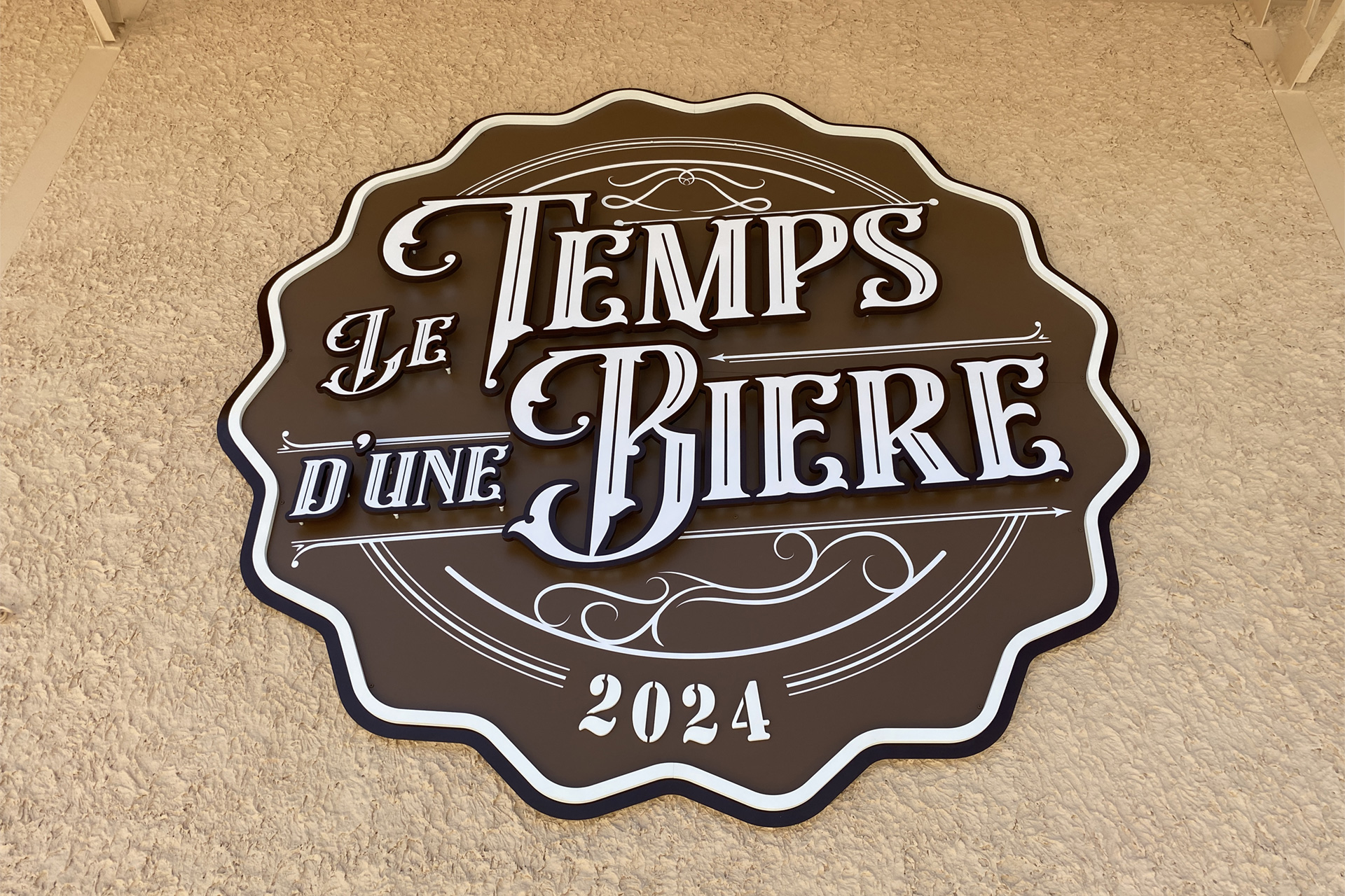 Enseigne Le Temps d'une Bière Vedène