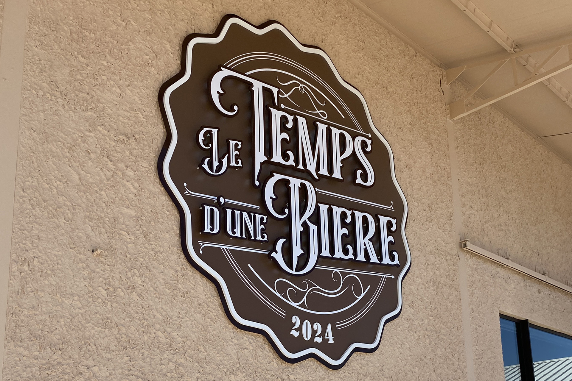 Enseigne Le Temps d'une Bière Vedène